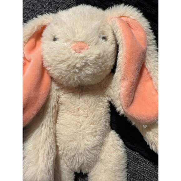Vermont Teddy Bear Soft Plush Bunny Stuffed Animal 16" Cream & Pink Floppy Ears - Picture 3 of 6